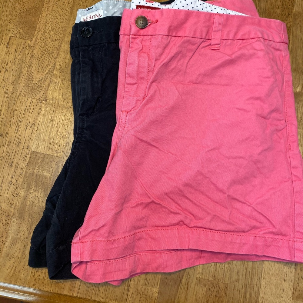 Merona shorts 2 pair
